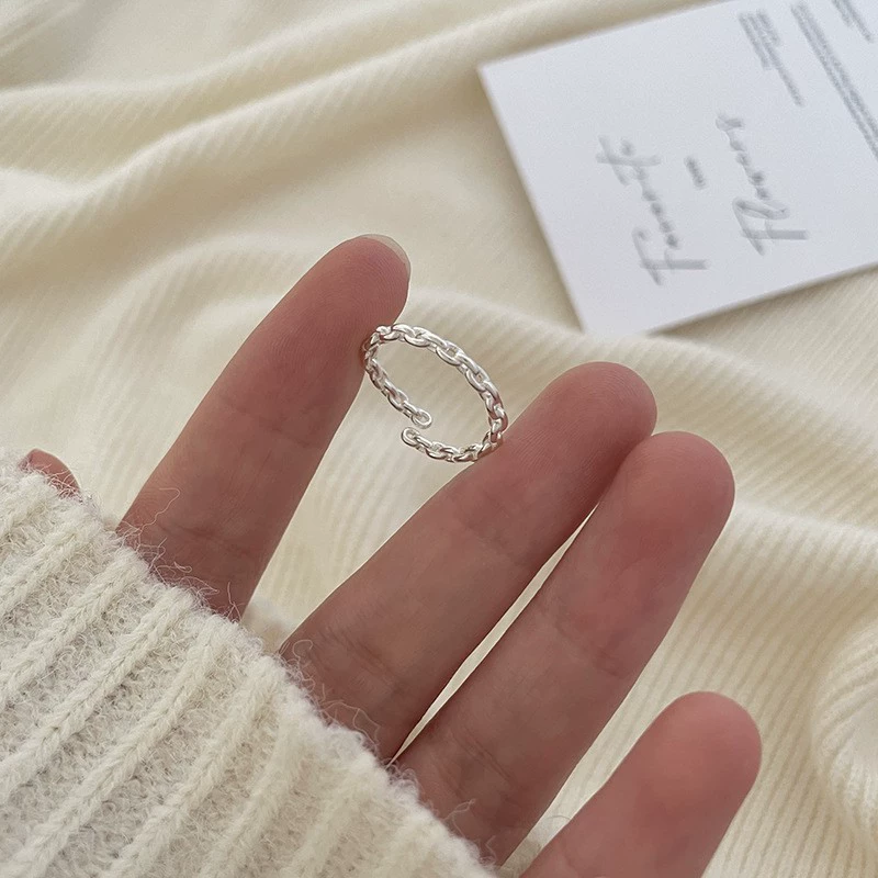 Accessory, nail decoration, small design ring, elastic strap, high-quality style, simple and elegant design