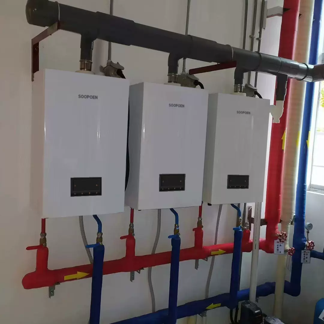 全预混冷凝式燃气壁挂炉 氮氧化物＜30毫克热效率108% 99KW热水炉