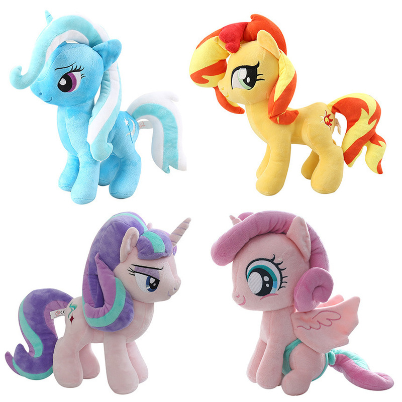 Cross-Border Best-Selling Unicorn Doll Pony Plush Toy Twilight Sparkle Doll Machine 12inch