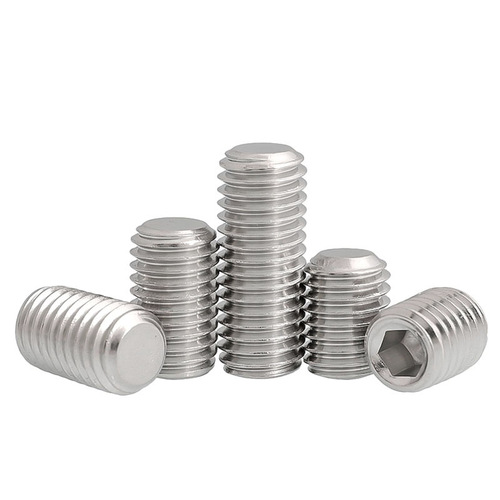 304 stainless steel machine screw DIN913 inner hexagon flat end set screw positioning stop jack screw M1.6-M6