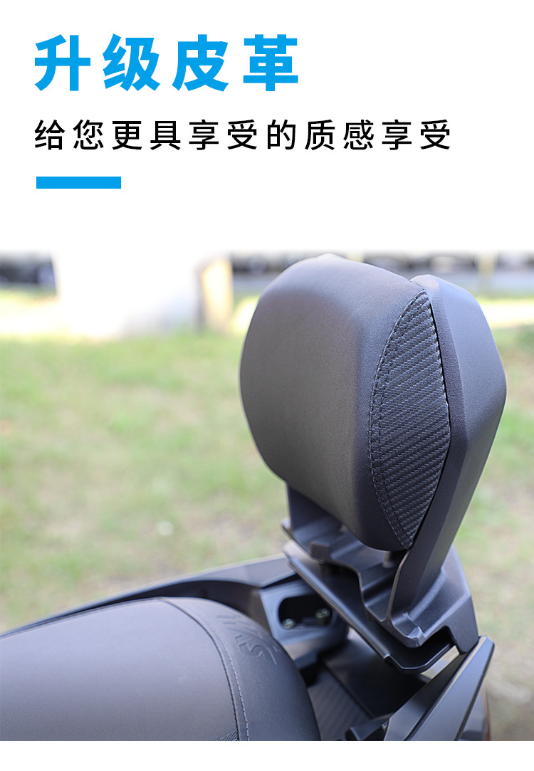 Sym Joymaxz300 Rear Backrest Aluminum Alloy Modified Part for Scooter Tail Wing