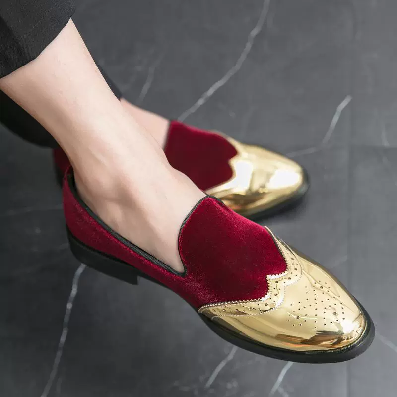 (Cross-border trading), suede retro universal loafers, breathable wedding shoes, soft sole