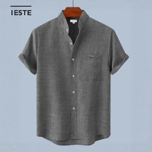 2025夏季新款男装亚马逊速卖通热卖货源宽松夏季短袖衬衫