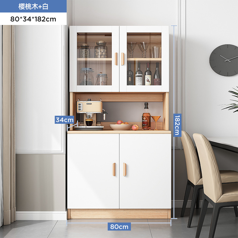 Gabinete de té, armario de comedor, armario de almacenamiento, armario de pared, armario de té de lujo ligero, estante de almacenamiento pequeño, armario de comedor