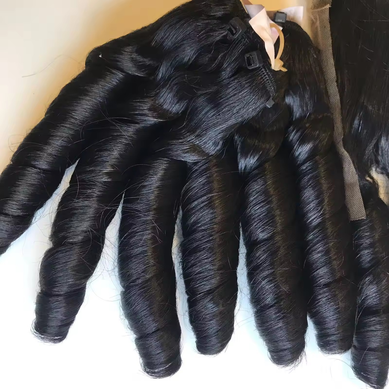 Burlap мешок bouncy curly frontal lace for black vietnam remy human hair