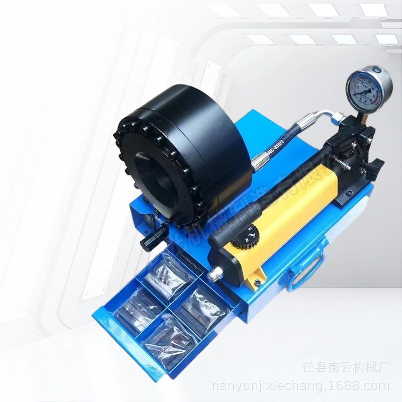 Manual pequeño tubo de acero máquina de compresión hidráulica máquina de compresión de tubo de compresión portátil máquina de compresión de ranura máquina de compresión de tubo de goma equipo