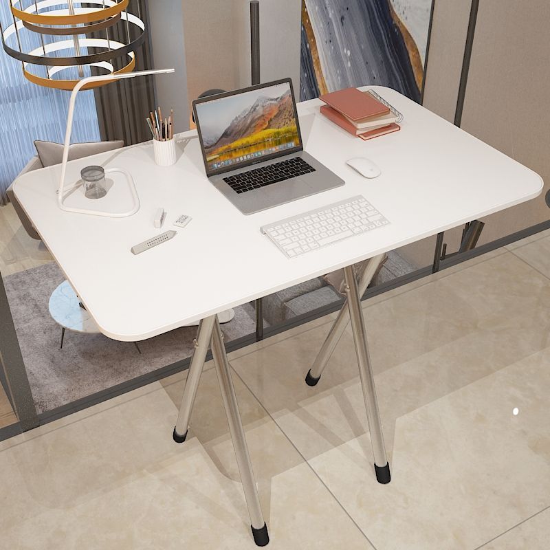Mesa plegable simple portátil rectangular contra la pared pequeña mesa dormitorio de alquiler mesa de comedor pequeña mesa cuadrada al aire libre