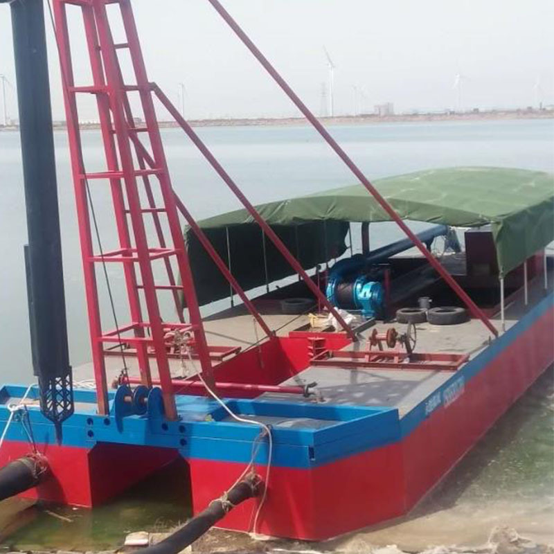 80方自抽自卸式抽沙船射吸式绞吸式港口河道疏浚清淤设备生产厂家