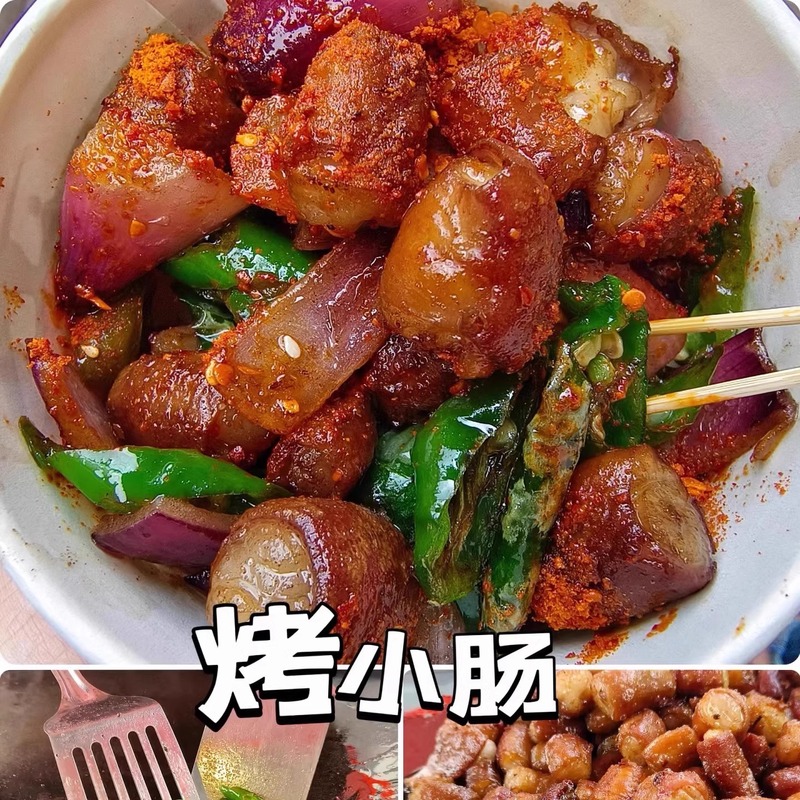 贵州安顺九溪烤小肠 特色小吃夜市烙锅烧烤食材商用 半成品猪小肠|undefined