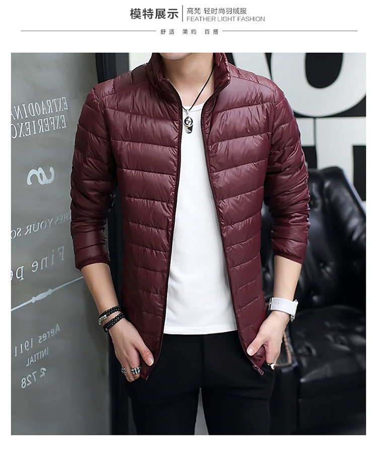 Chaqueta de algodón acolchada para hombres 2023 nueva chaqueta ligera de algodón acolchada de tamaño extra grande ropa de trabajo corta para hombres abajo abrigo de algodón acolchado abrigo de invierno para hombres