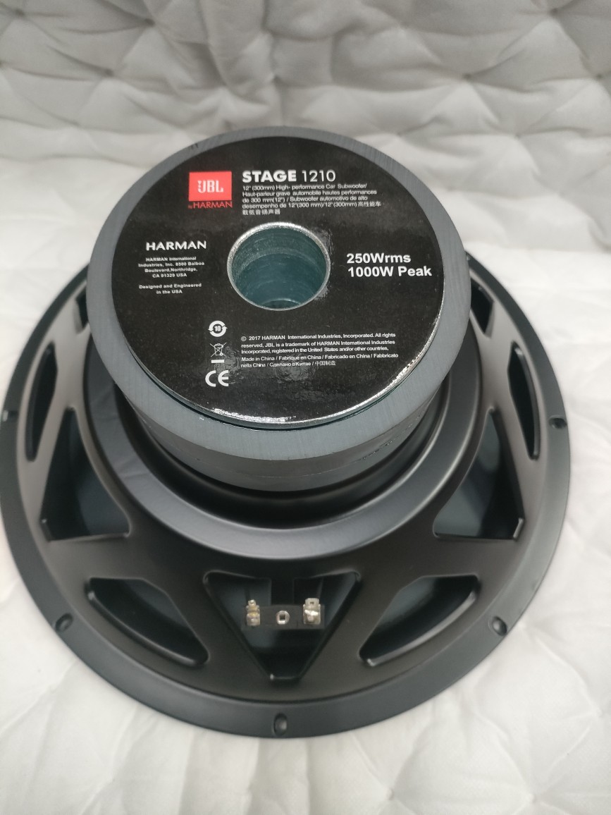 Jbl 1210 New Model 12inch Passive Car Subwoofer with Stunning Sound Effect, a Must-Have for Upgrading Car Audio