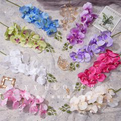 胡蝶蘭造花、フェイクフラワー、ウェディング用シルクフラワー、人工装飾花、卸売、結婚式会場装飾、床飾り用花