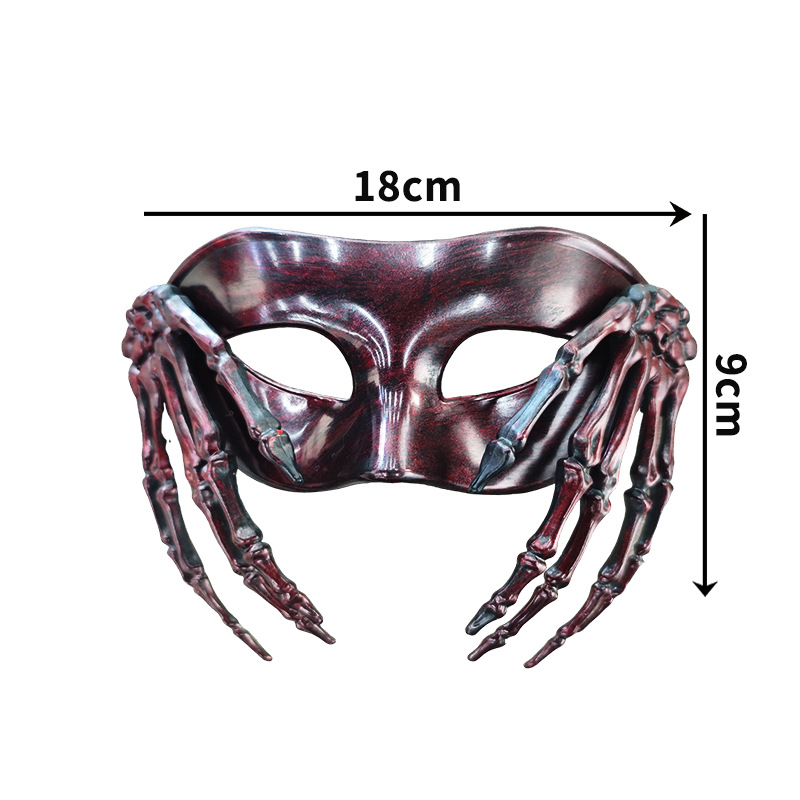 Halloween multi-estilo retro plástico mitad cara máscara fiesta de carnaval lagarto decoración máscara de ojos accesorios de vestir