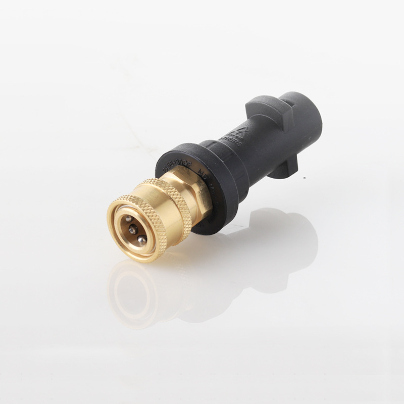 En stock Kahe Kichi K2-k7 lavadora de coches pistola de agua de espuma olla conector de conversión 1/4 conexión rápida de alta presión boquilla de cinco colores