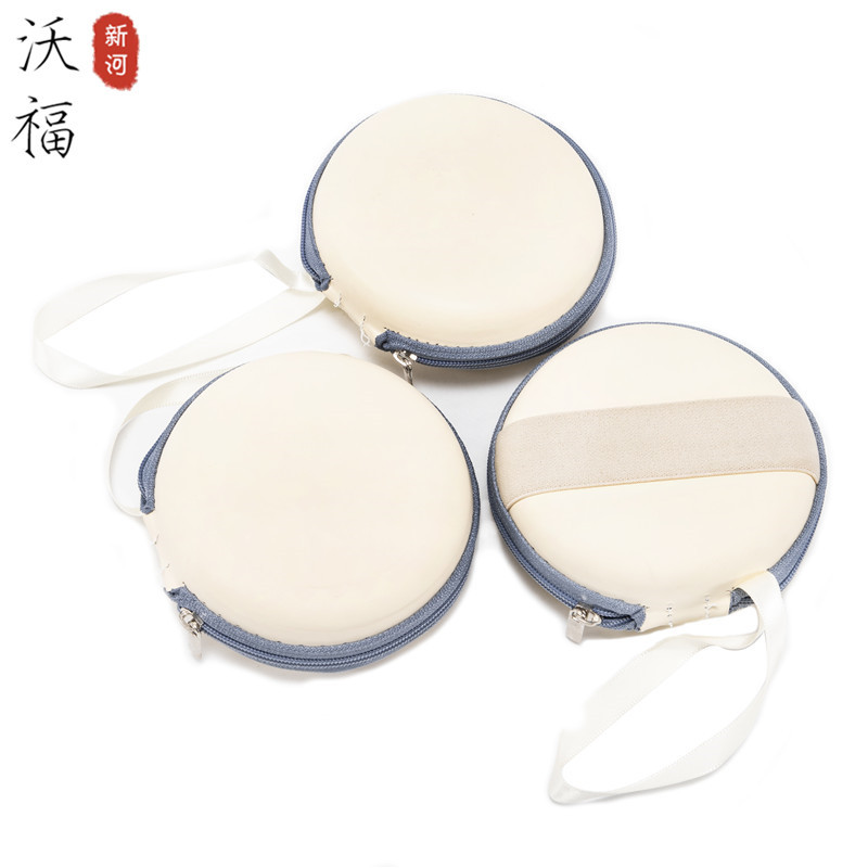 批發時尚eva拉鏈盒子圓形摺疊太陽鏡盒包皮革拉鏈眼鏡盒 直銷熱賣