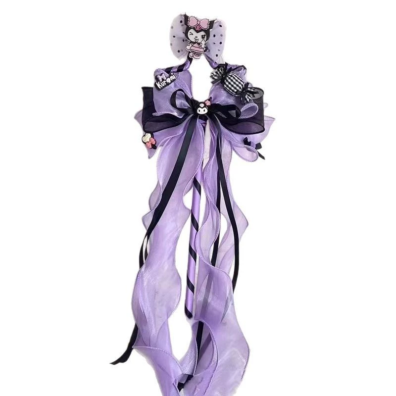 Magic wand, plush headband, hair accessory, Lolita style, cosplay, dress up
