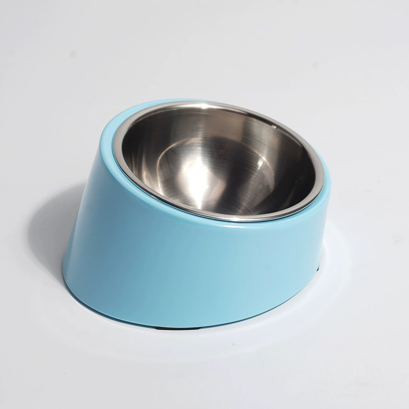 Metamine миска для животных Meinideng собака миска нержавеющая сталь круглая миска для кошек и собак двойной слой нескользящая миска для еды собака миска