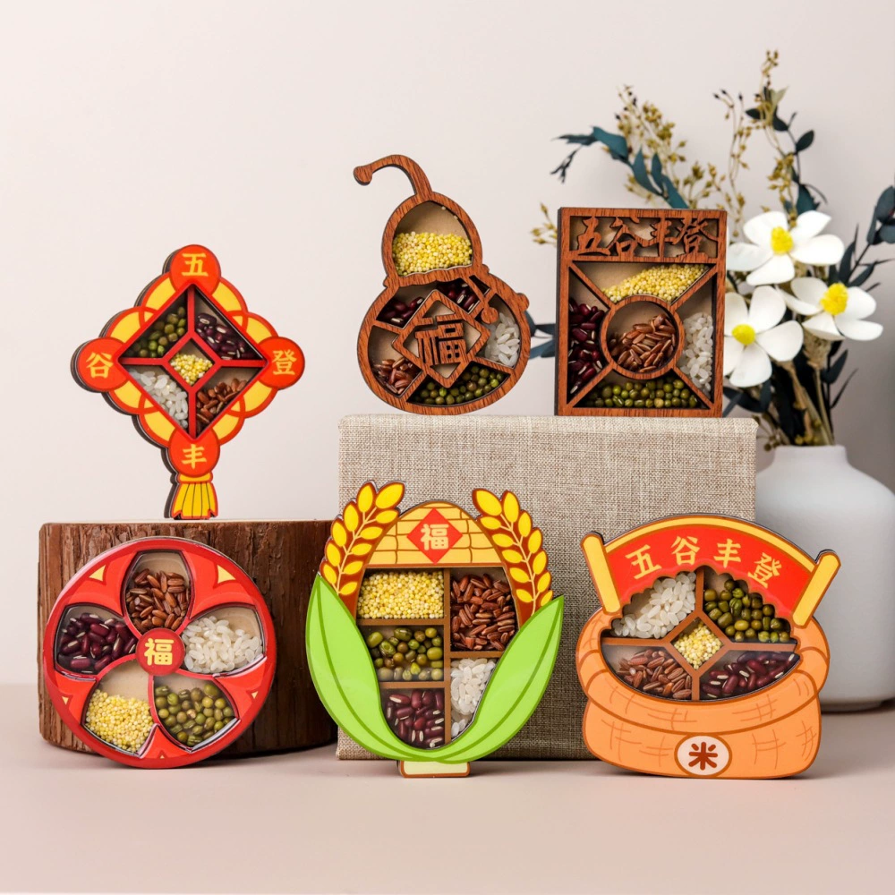 Национальный прилив зерна Fengdeng акриловая наклейка на холодильник