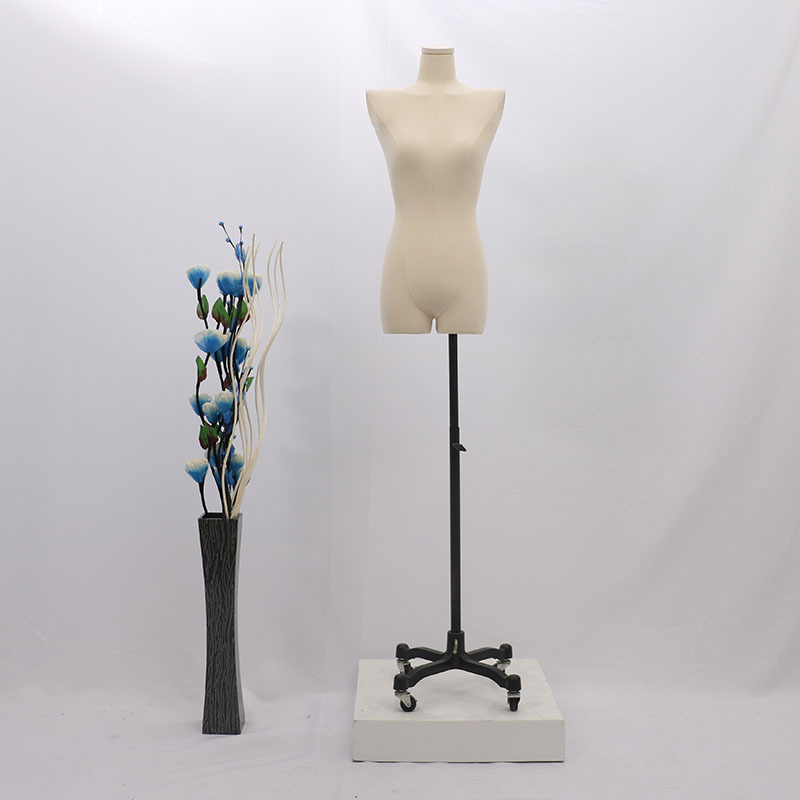 Hombro plano modelo femenino venta al por mayor tienda de Ropa Accesorios modelo de ropa de mujer estante maniquí soporte de exhibición modelo de media longitud