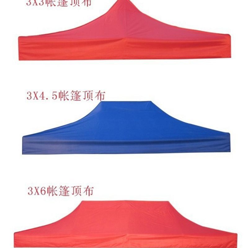Solid Color Awning Tent Top Cloth Outdoor Stall Thickened Umbrella Cloth Printing LOGO Advertising Folding Tent Cloth Manufacturers