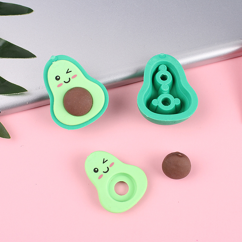 Borrador de aguacate, papelería escolar, regalo para niños y estudiantes