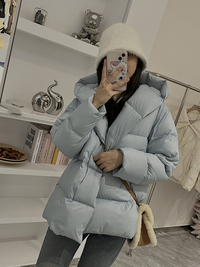 中长款羽绒服女