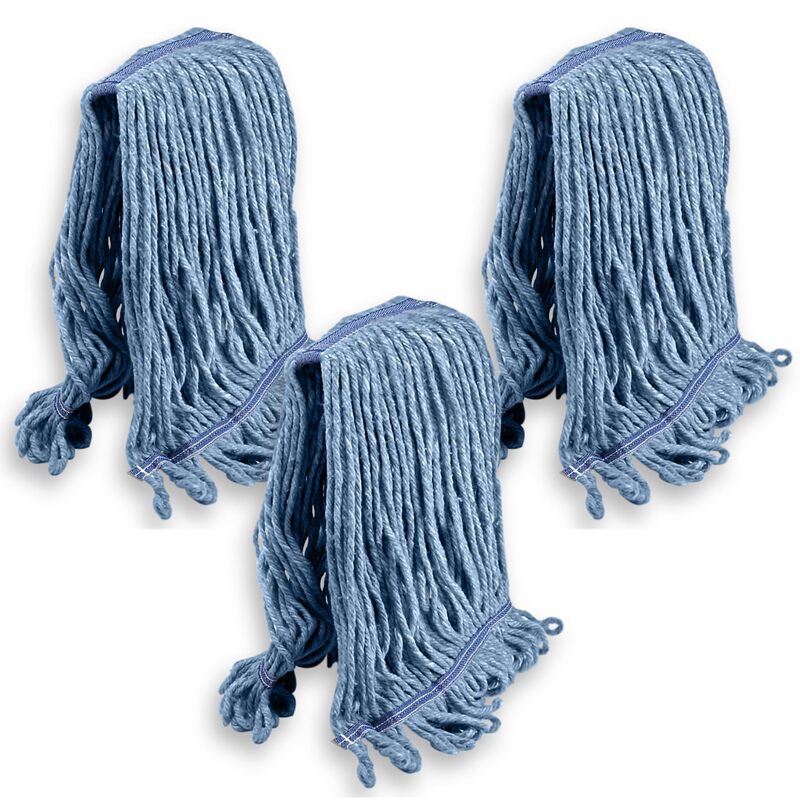 Amazon Specializes in Heavy-Duty Commercial Mop Head Replacement Parts, Wet Industrial Cotton Ring End Line Cleaning Mop Head Replacement Parts