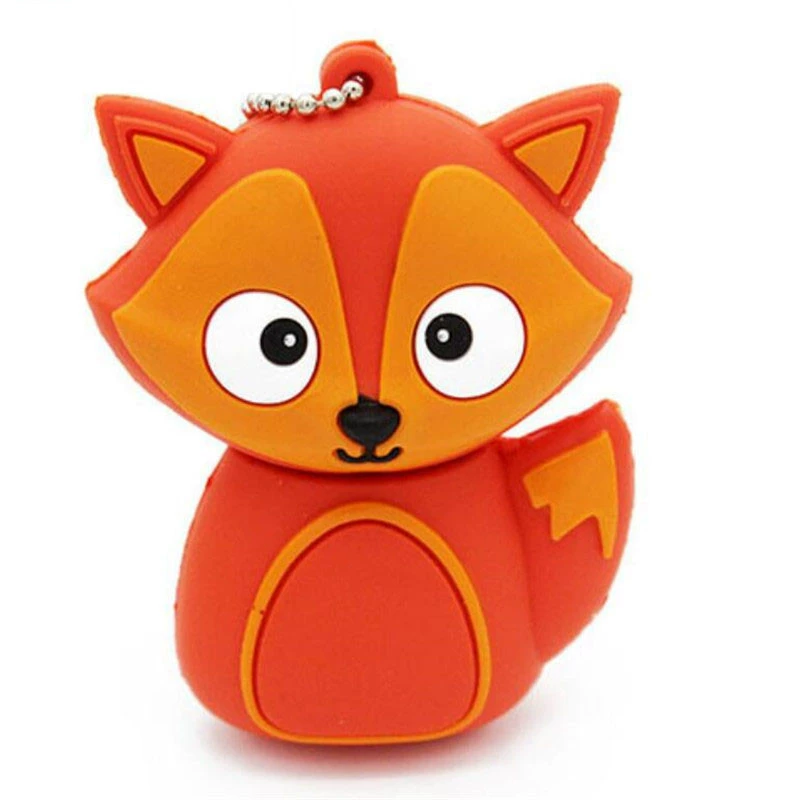Мультяшная симпатичная силиконовая USB-флешка, 64 ГБ, креативный подарок