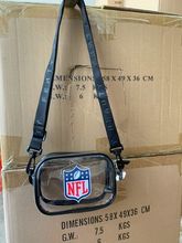 出口美国橄榄球联盟款柔软透明斜挎女包运动夏季新款时尚手机包