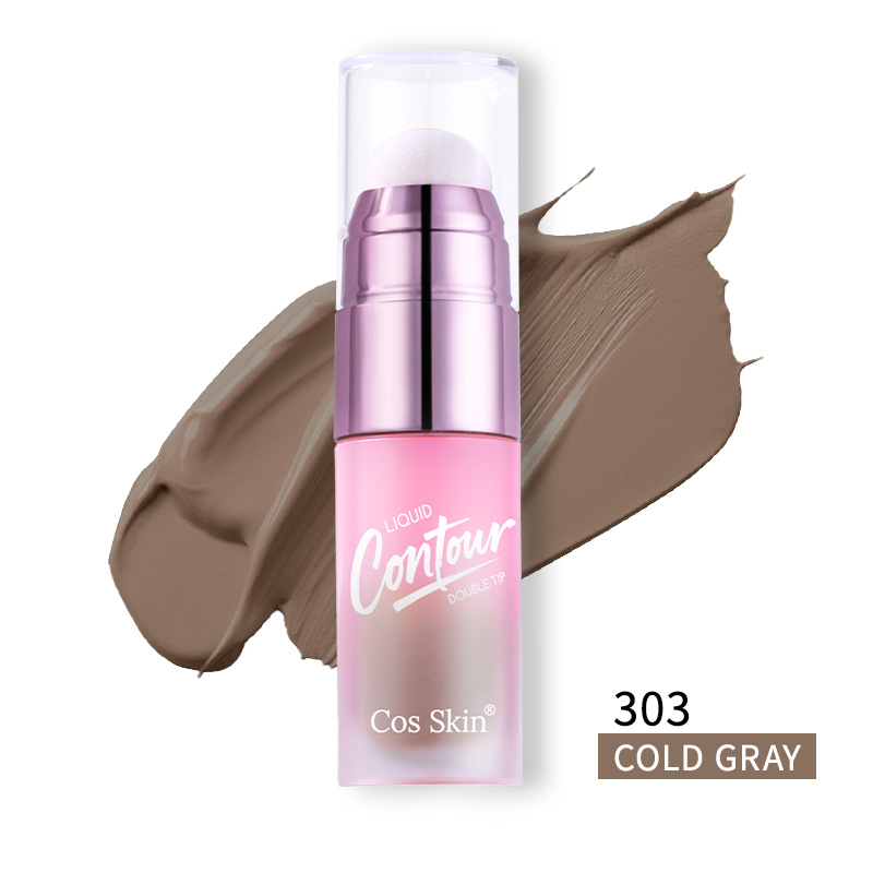 CosSkin Two-head Repair Stick Matte Highlight Silhouette Natural Durable Liquid Two-head Repair Pen