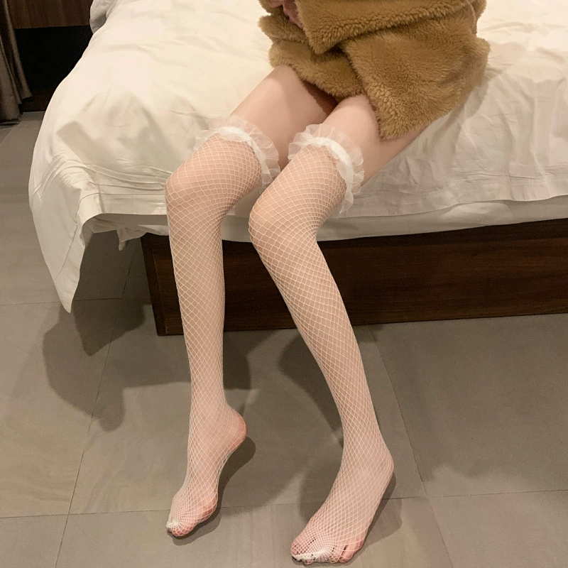 Сексуальные колготки, Lace ультра тонкие thigh high сапоги с бантом, колготки до колена