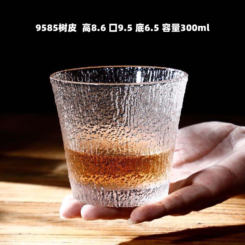 Tazas de vino de invitados, tazas de whisky creativas caseras, tazas de cristal de diamante, tazas de té verticales