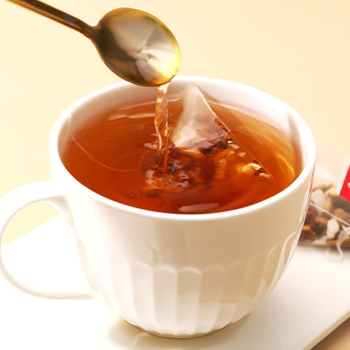 Twelve-flavored ginseng, polygonatum, wolfberry tea, men's solid golden gun, health-preserving eight-treasure tea, 250g triangular bag, mass sale