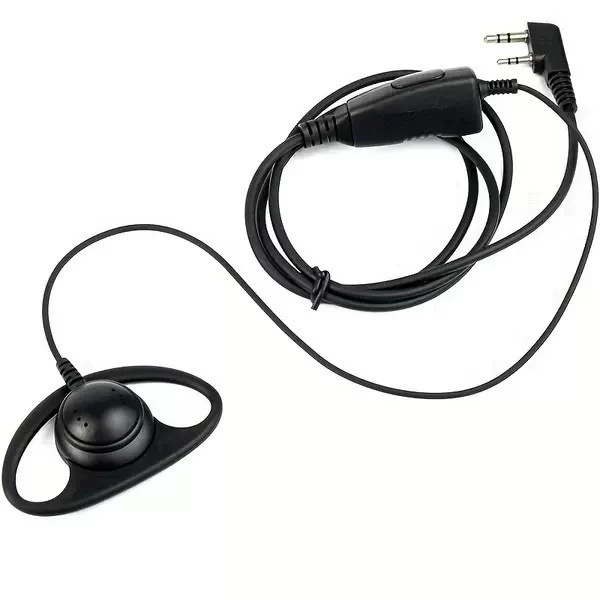 K-головка D-образный кабель наушников подходит для Wu Baofeng и других проводов наушников K-головка