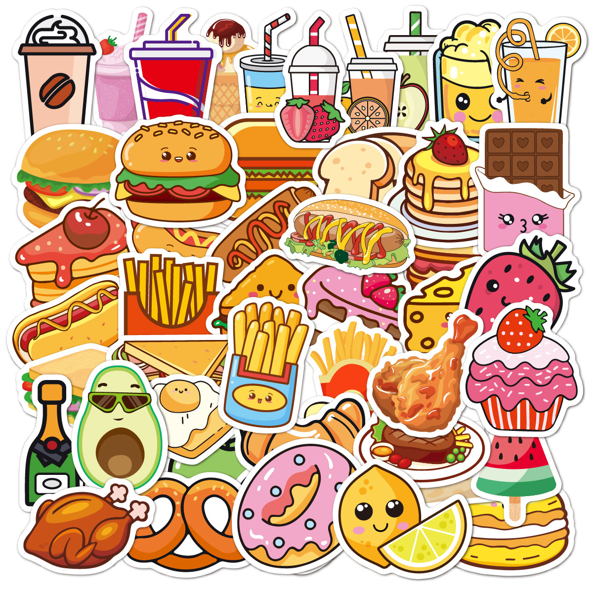 TT031-美食贴纸50张_画板 1.jpg