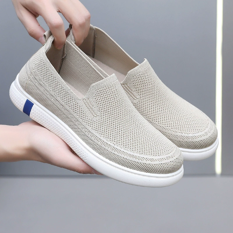 Lightweight breathable casual sports shoes, slip‑on summer mesh, sizes 39–44