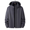 Demi-season street thin colored waterproof windproof jacket, sports hoody for leisure, 2022 collection