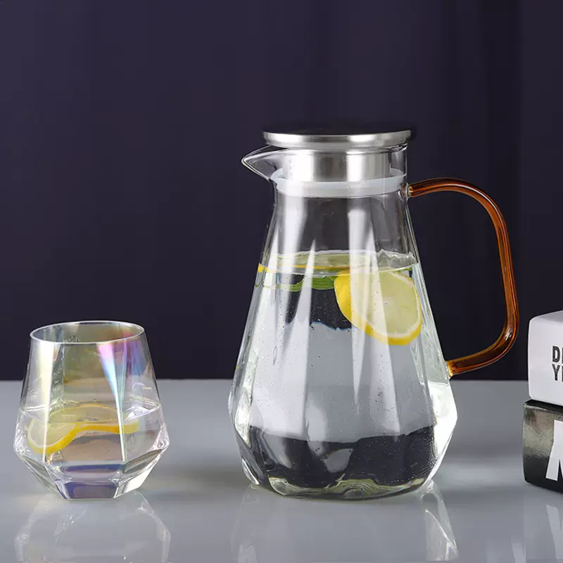 佳颖玻璃水壶果汁壶花茶壶电陶炉加热明火可煮大容量茶壶工厂直营