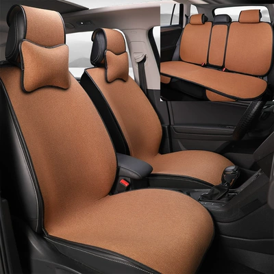 Won'T Get Hot in Summer, Full | Four Seasons Pad - brown-comfort-edition-with-2-neck-pillows-rear-bench-seating-general