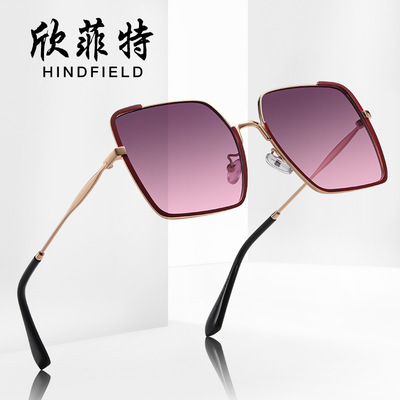 The new sunglasses personality Sunglasses Trend decorate lady sunlight glasses UV400 Sun glasses wholesale