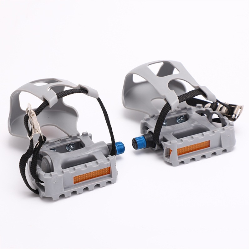 适用keep脚踏板动感单车脚蹬通用汗马健身车脚踏板配件大全