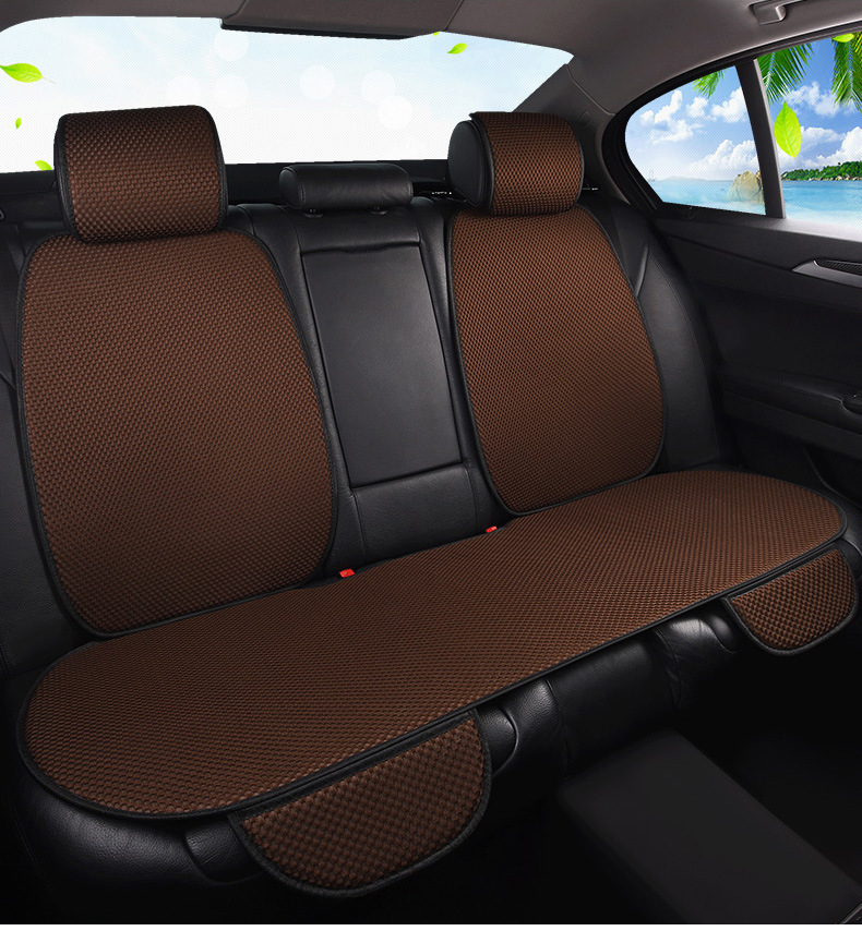 Car Massage Net, Universal Seat Cushion for All Seasons, Fashionable, Simple, Non-Slip, Wear-Resistant, Breathable and Comfortable Single-Seat Three-Piece Seat Cushion