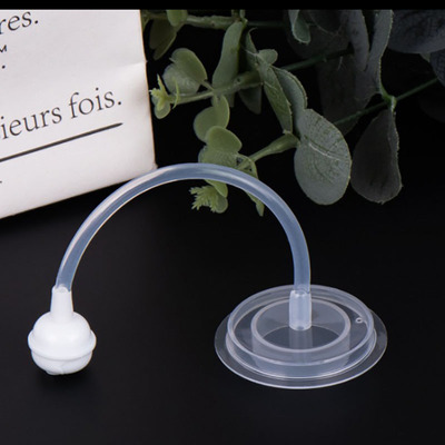 Feeding bottle straw Wide mouth Feeding bottle double-deck automatic straw All kinds of Wide mouth Feeding bottle double-deck silica gel Blade