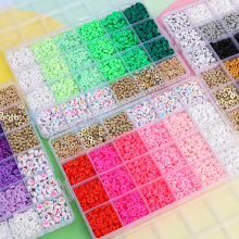 24格软陶片隔片字母珠配件套盒diy手工制作串珠手链项链饰品材料