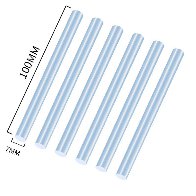 Barras de pegamento termofusible adhesión alta transparente 7 mm y 11 mm uso doméstico