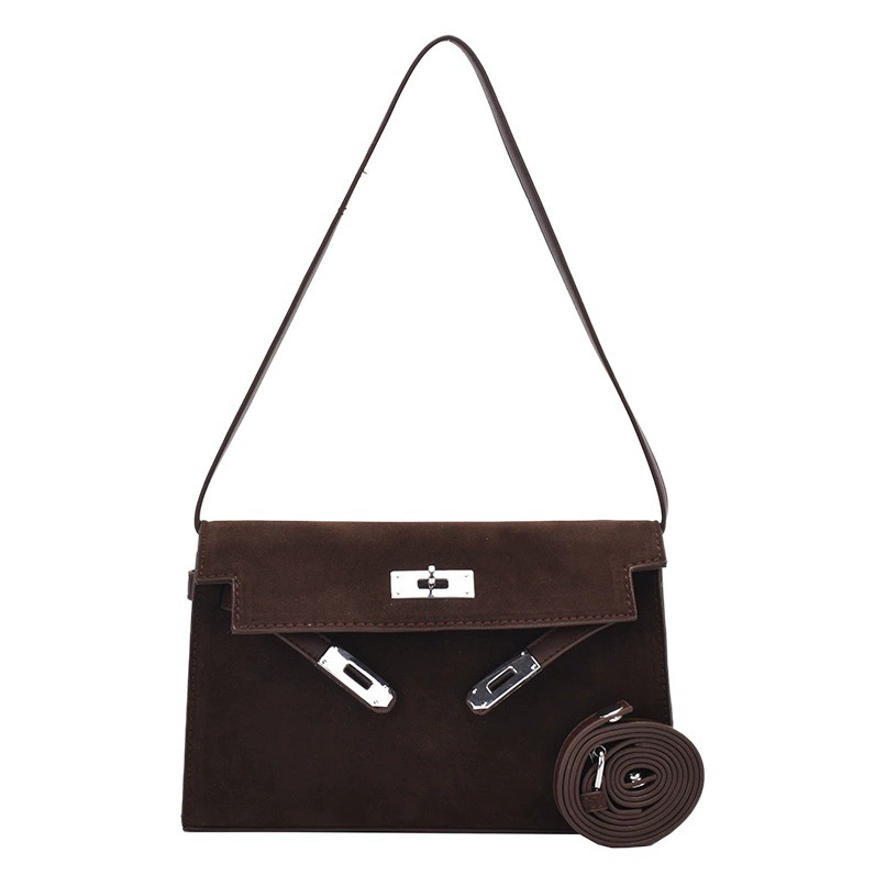 Новая матовая осенне-зимняя сумка для подмышек Callie, женская сумка, Портативная сумка через плечо, маленькая квадратная сумка, оригинальная стальная фурнитура с пряжкой