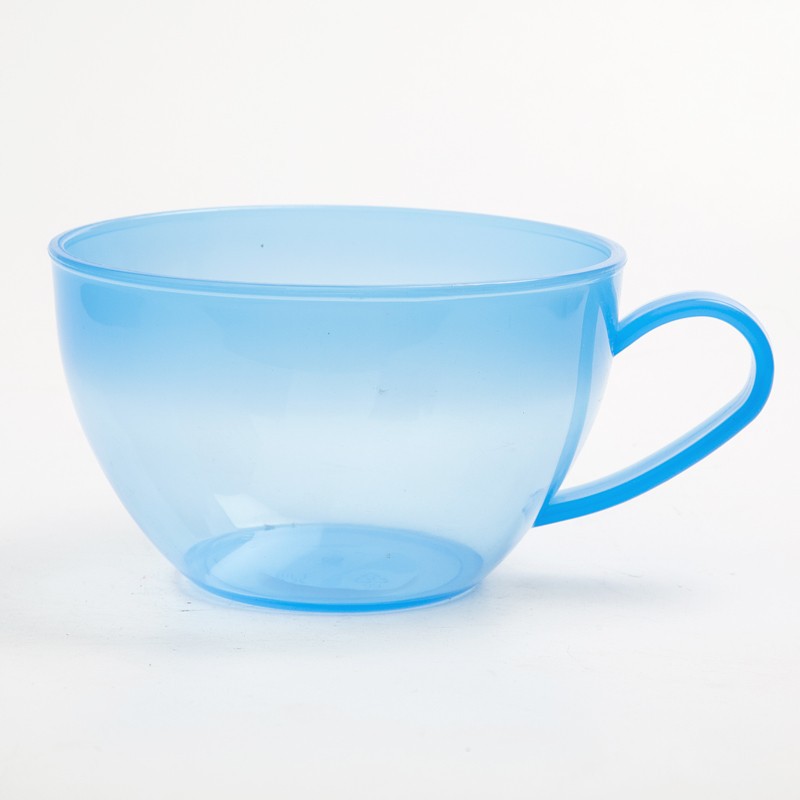 Crema apilable pasta Cameo con mango decoración color mezcla tazón guinda macaron crema mezcla material plástico tazón