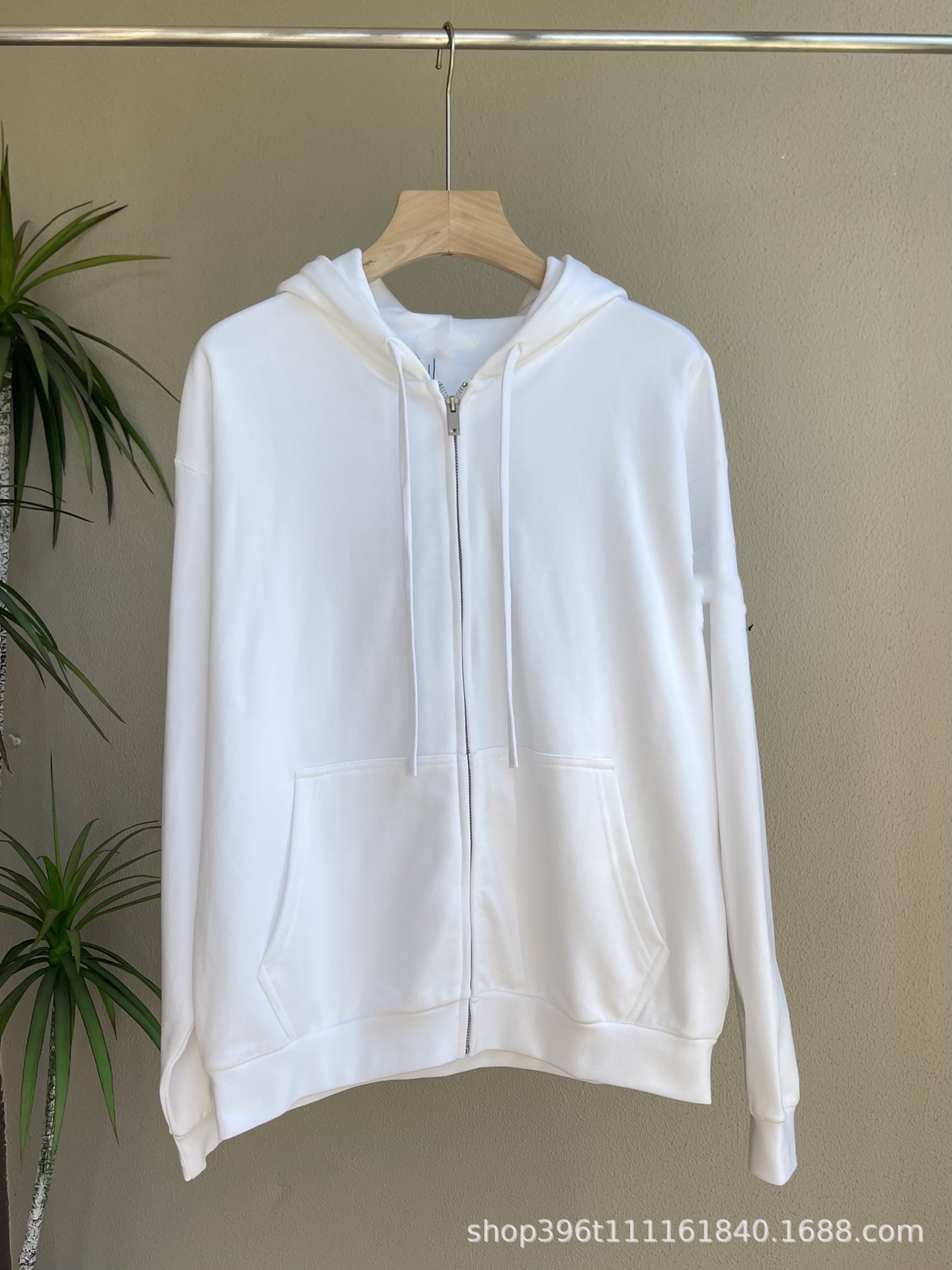 24SS Chunqiu zipper brazalete suéter encapuchado zipper brazalete chaqueta encapuchada