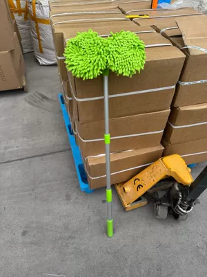 Car cleaning tools Set: Dual-Head Long-Handle Extendable - pro-green-mop-set-pole-brush-head