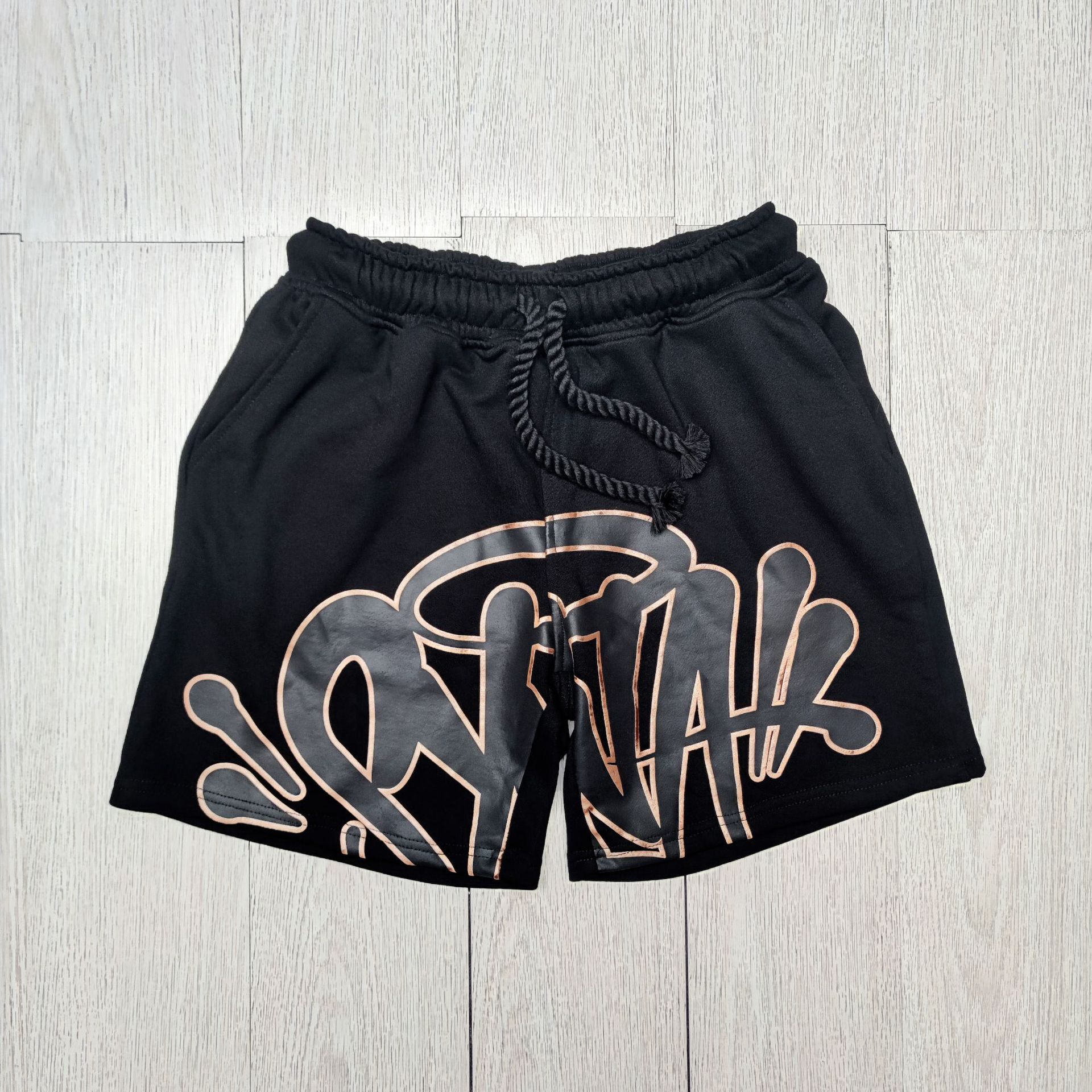 高品質SYnaWorldヒップホップフォームプリント半袖カジュアルルーズTシャツハイストリートショーツSyna Word